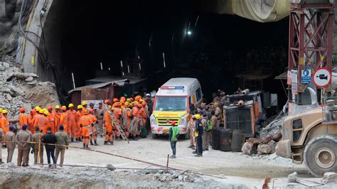 india tunnel rescue update